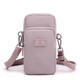 Dongxuan Summer Running Sports Arm Bag Mini Mobile Phone Bag Shoulder Crossbody Bag Mobile Phone Bag Wrist Fitness Women's Wrist Bag Women's Key Coin Purse Light Purple
