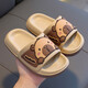 Bermuda Qingchen Cartoon Sandals Indoor Home Summer Outdoor Wear 2026 Summer New Non-Slip Thick Soled Kapibala Slippers Women Khaki 27 Inner Length 190mm