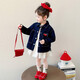Girls Fashionable Spring and Autumn Jackets 2026 New Children's Fashion Casual Western Style Pony Denim Jacket Trend Picture Color 100 cm