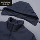 Classic car winter dad men's warm jacket cotton padded jacket for middle-aged and elderly people loose plus velvet thickened mid-length cotton coat black 3687 model L 175 (weight 95-110Jin Jin equals 0.5 kg)