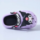 Hafeizhu Sanrio Kurumi children's hole-in-the-wall slippers, summer cute non-slip outer wear for boys and girls, children's toe-cap sandals, melon red Melody size 24/25 (shoe inner length 15CM)