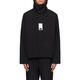 Acne Studios Men's Jacket Windproof Warm Nylon Hooded Outdoor Daily Jacket Casual 26 Spring and Summer New Black One Size | M