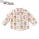 Ultraman 2026 spring new boys' shirt with cartoon puppy pattern printed all over, infant and toddler Korean style top, all printed cartoon 73 CM