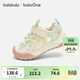 Bala Bala One children's shoes children's stable shoes boys and girls 2026 Xia Xin cushioning functional shoes white and green tone 00314 24 (foot length 14.3-14.7/inner length 15.7)