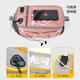 
Beijia Yuanying Stroller Hanging Bag Storage Bag Multifunctional One-Shoulder Crossbody Mom Bag Storage Bag Trolley Large Capacity Mommy Bag Lisemie-Mobile Windows + Charging Port-Carrying Can Be Back and Hanging