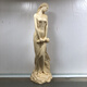 
Cypress wood carving beauty solid wood carving ornaments home office human art jewelry cultural collection crafts cypress wood carving beauty 9926cm