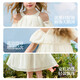 ASK JUNIOR children's skirt summer middle and large children's sweet fungus lace off-shoulder suspender dress girl princess skirt cake skirt