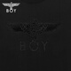 BOY LONDON round neck low-key black flocking short-sleeved men's and women's 2026 spring and summer new cool T-shirt N01080 black S