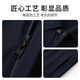 Deshasha Men's Short Lapel Executive Jacket 2026 Spring New Casual Thin Top Jacket Men Navy L