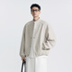 E77.GCCDUP Gadri 26 Spring Natural Linen Cotton Blend Bajia Minimalist Comfort Jacket Beige S Recommended Weight 80-100