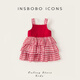 INSBOBO baby clothes summer new style 2026 baby girl triangle romper one-piece bodysuit summer dress red 73