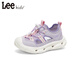 LEE KIDS children's shoes summer new children's beach sandals girls Baotou non-slip wading shoes boys purple 27