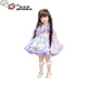 Ultraman Lolita Girls Princess Dress Spring and Autumn Children's Lolita Puff Skirt Little Girl New Chinese Dress Purple (skirt comes with tail) 100 cm