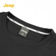 JEEP Jeep round neck sweatshirt men's heavy loose spring casual high-end youth trendy sweatshirt