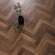 
XMSJ Gerva van Gogh fish bone parquet herringbone laminated wood floor Nordic style home bedroom living room wear-resistant 12 peacock blue 3291 square meters