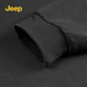 JEEP Jeep round neck sweatshirt men's heavy loose spring casual high-end youth trendy sweatshirt