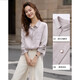Demana Breathing 100 Lyocell Spring Urban Simple Style Lapel Patch Pocket Button Loose Women's Shirt