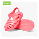 Snaffy Girls' Jelly Shoes Summer Children's Beach Shoes Breathable and Comfortable Little Girls' Versatile Sandals Coral Pink 29