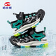 HOBIBEAR children's shoes summer children's sandals lightweight boys' beach shoes casual girls' shoes 621193 black and green 32