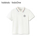 Balabala children's clothing boys' short-sleeved T-shirt children's 2026 summer new POLO shirt cool quick-drying top trendy white 10101 165