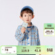Balabala children's clothing children's shirts 2025 girls boys tops plaid shirts spring parent-child versatile 209125102201