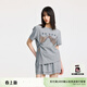 RE VAN Rui Fan New Product Designer Fun Gray T-shirt Skirt Suit RL32403201 Gray M /38