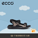 ECCO Children's Shoes Summer Beach Breathable Children's Sandals Fit 712162 Taupe/Black 71216260425 Size 31