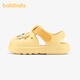 BALABALA children's sandals for outer wear 2026 new baby girl bathing slippers girls hole sandals summer little girl beach shoes bear cheese yellow 21 inner length 14cm suitable for feet 13.5-14cm