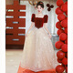 Mofu Toast Wear Bridal 2026 Engagement High-End Atmosphere Sequin Wedding Wedding Day Casual Dress Burgundy Long XS