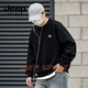 JEEP SPIRIT round neck sweatshirt for men 2026 spring new loose couple top American retro large size bottoming shirt jacket white S 95-120Jin Jin equals 0.5 kg