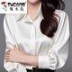 Woodpecker (TUCANO) new long-sleeved silk shirt loose sun protection top official flagship black high-density anti-wrinkle-free ironing L 90-105Jin Jin equals 0.5 kg