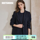 ROEYSHOUSE Luo Yi Senior Professional Suit Jacket Spring Fashion Navy Blue Commuting Slim Suit 11694 Navy Blue S