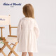 TARTINE ET CHOCOLAT French Chocolate Children's Wear 26 Spring and Summer New Girls' Round Neck Dress Dress Ivory White 90/2A One Size
