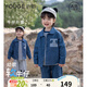 YOUGE Spring New Product Infant Happy Puppy Small Lapel Soft Denim Shirt Jacket for Children