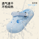 babycrayon稳步儿童洞洞鞋男女小童宝宝凉拖鞋夏外穿2026新款包头防撞拖鞋 蓝色 15 cm内长【150】适合脚长14.5cm