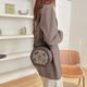 North Bag kleine Tasche Frauen neuer Stil Retro Crossbody Fashion Nischenabzeichen Kleine runde Taschen Umhängetasche Frauen Chinesisches Valentinstag Geschenk Khaki