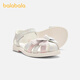 BALABALA balaOne BALABALA Children's Shoes Children's Sandals Girls 2026 Summer New Exquisite Gradient Casual Shoes Dream Pink 60301 31 (foot length 18.8-19.2/inner length 20.3)