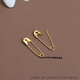 Jack Viney small pin clothes hanging mini invisible lock pin fixed bed sheet buckle gourd paper clip black small paper clip gift extra small pin 1.9cm long, silver about 50 pieces 1