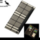 Cool Kangaroo Wallet Men's Wallet Long Korean Style Youth Personalized Wallet Student Simple Teen Wallet Buckle Trendy Dark Blue