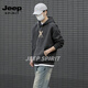 JEEP SPIRIT Hooded Sweatshirt Men's 2026 Spring New Loose Casual Versatile Jacket Men's Clothing Trendy Men's Clothing Blue S