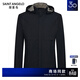 Anniversary Bird Windbreaker Men's Autumn Men's Business Casual Windbreaker Trend Versatile Long Sleeve Fashionable Urban British Jacket Men Navy Blue L -48(175/96)