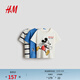 H&M 2026 Spring New Children's Clothing Children's Boys 3-piece Graphic T-shirt 1117463 Cream/Mickey Mouse 150 150/76 (10-12Y)