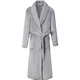 Yalu 25th Autumn and Winter New Men's Nightgown Coral Velvet Home Clothes Warm Flannel Large Size Bathrobe Large Size Home Clothes NSCJF-Light Gray Bathrobe Men's Y809 One Size