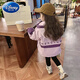 Джадка Disney Girls 'Three-в одном съемный 2024 Новые утолщенные топы для девочек Осенняя детская осенняя куртка Purple 130 см.