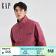 GAP men's 2026 spring new cotton multi-pocket loose stand-up collar long-sleeved jacket casual and versatile 854128