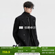 Earl Zall wool shoulder-padded double-sided woolen coat for men with one hand length 2025 autumn and winter new commuter coat for men P541584 Moon Night Black M (170)