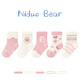 Nido Bear children's socks summer breathable baby girl cotton socks baby mesh socks cartoon loose mouth breathable cotton socks
