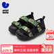 Mini Bala sports sandals for boys and girls, summer shoes for children, quick-drying mesh, summer new style, black and green tone 00394 24
