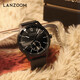 LANZOOM Blue Black Knight Watch for Men Tan Jianci's Same Style Black Knight Student Watch as a Christmas Birthday Gift for Boyfriend JD Straight Hair Classic Popular Mosel13