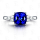 Millais Jewelry 2.31 carat tanzanite ring for women 18K gold 23 points diamond inlaid with colored gemstones girlfriend gift main stone 1.4 carat ring size can be customized